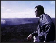Dr. Jerry Eaton Observing the Kilauea Volcano