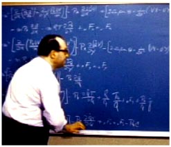 Dr. Joseph Smagorinsky at The Blackboard